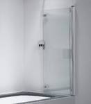 COMBI FREE Шторка на ванну 1200х1425мм правая (профиль блестящий алюминий / стекло - прозрачное)
