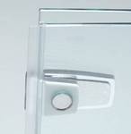 COMBI FREE Шторка на ванну 1200х1425мм левая (профиль блестящий алюминий / стекло - прозрачное)