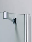 VARIO Шторка на ванну 1100х1452мм левая (профиль матовый алюминий / стекло - прозрачное)