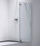 COMBI Шторка на ванну 1200х1400мм левая (профиль - блестящий алюминий / стекло - прозрачное)