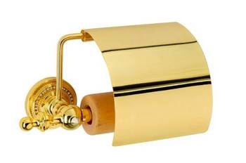 10401 Держатель для туалетной бумаги с крышкой IMPERIALE золото