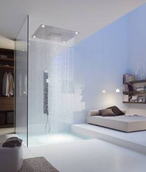 Верхний душ ShowerHeaver 720х720мм с подсветкой нержавеющая сталь (10627800)