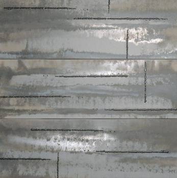 Evoque Acciaio Silver Inserto MIX 3 пано керамическое 91,5 х 91,5 см