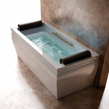Ванна акр BLANQUE 180x80 STX радио, хромотерапия (LED), подушка "Специальная цена"