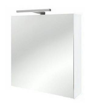Зеркальный шкаф REVE 60см правый (светодиодная подсветка + сенсорный выключатель) цвет - белый