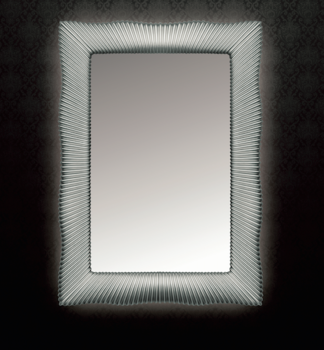 SOHO Зеркало 80х120см с подсветкой серебро