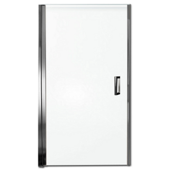 Душевая дверь CONTRA 120см распашная (прозрачное стекло / профиль - хром)
