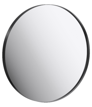 RM Зеркало круглое 60см, цвет чёрный